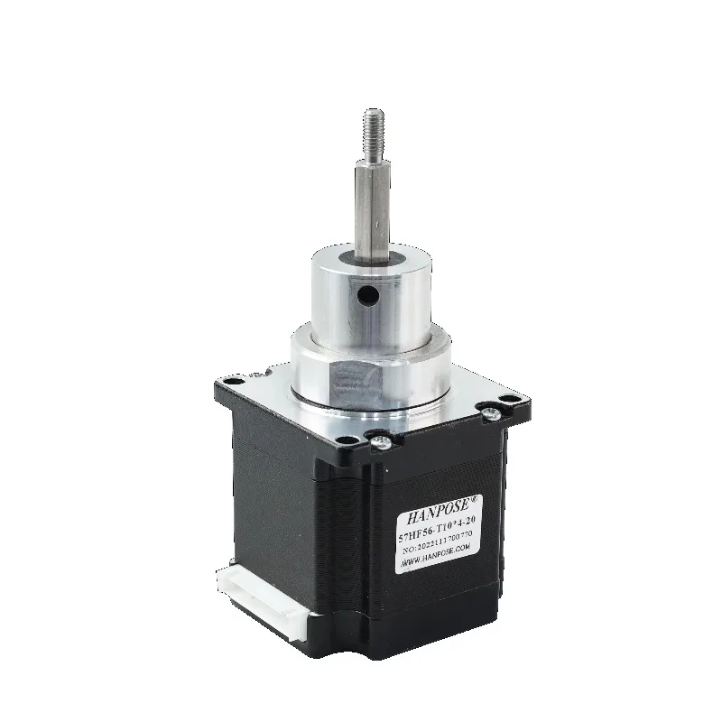 57 Fixed Shaft Screw Stepper Motor Lifting  Linear Telescopic Push Rod Micro Electric Cylinder Stepper