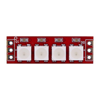 OPEN-SMART 4 Bit RGB LED 4 Digit Module Neo Pixel WS2812 5050 Full-color RGB LED Lamp Cascadable for Arduino