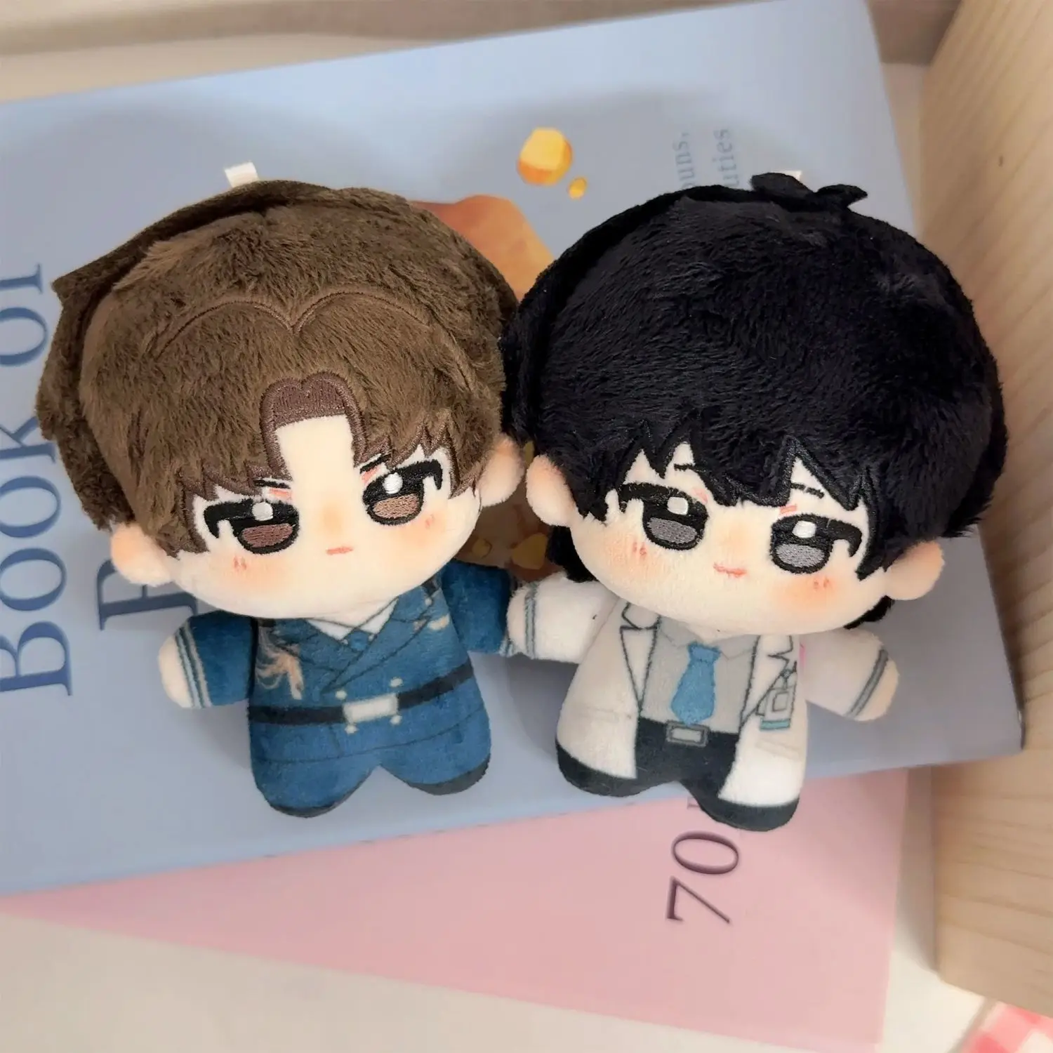 Xu Ze lu Heyang، دمية قطنية 10 سم "صلبة للإيقاف" قلادة دمية قطيفة محيطة هدية عيد ميلاد