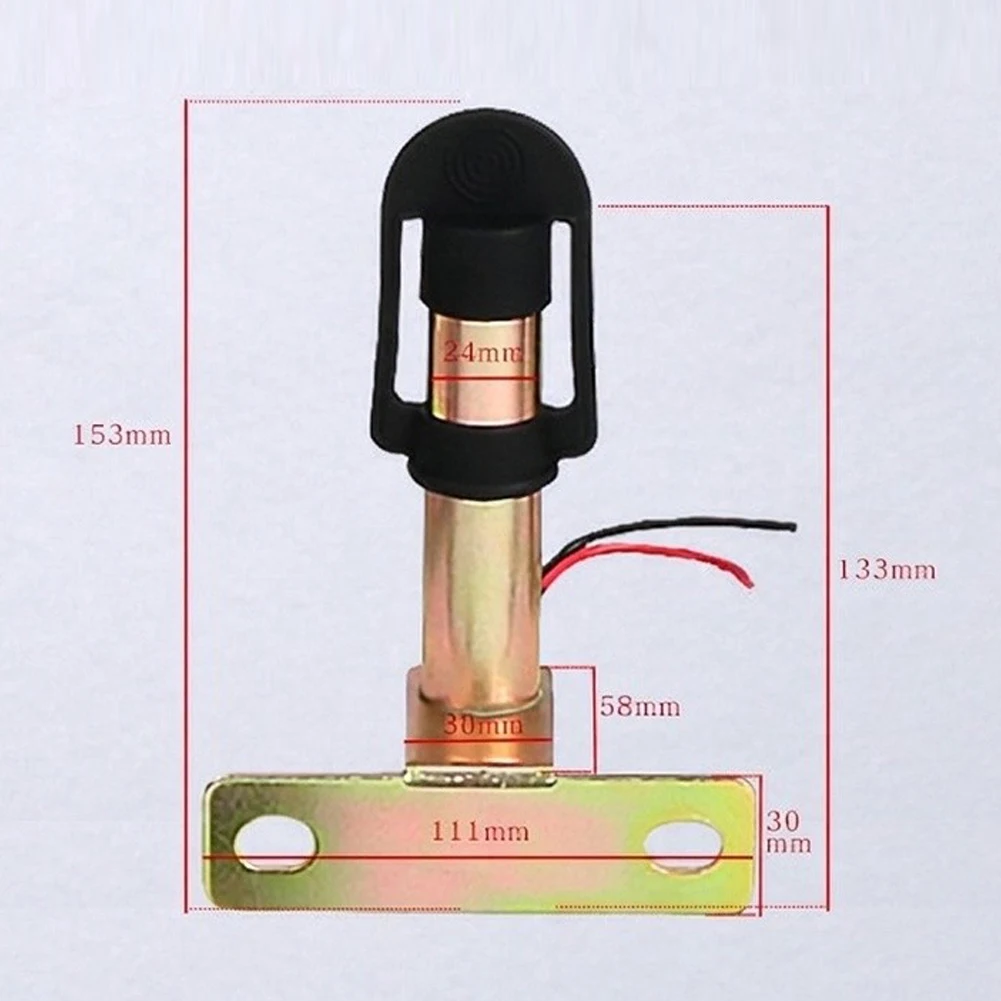 2Pcs L-Shaped Indicator Light Brackets For Trailers & Agricultural Vehicles, Zinc Plated Steel Mount With Waterproof Cover