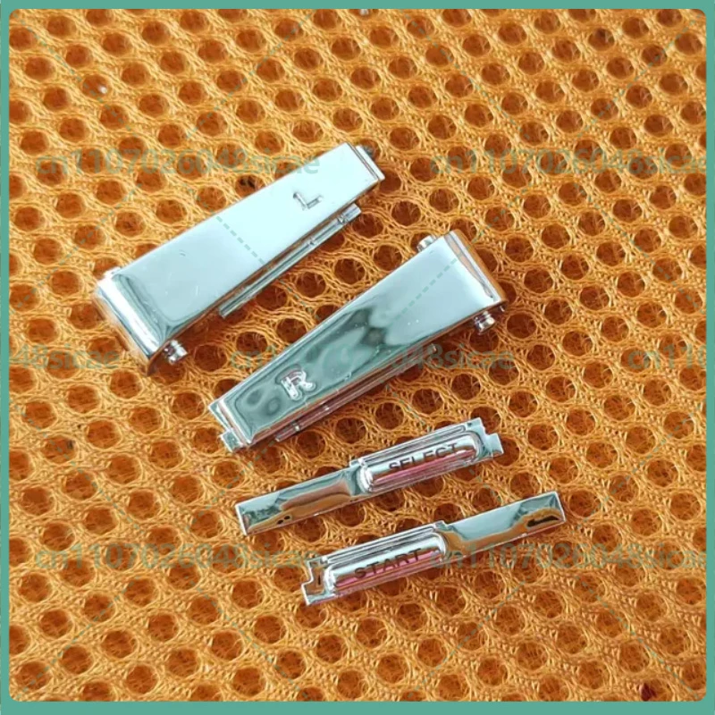 1-100 Set For GBM Buttons Set Electroplated Silver L R Shoulder Triggers Dual S Keys Replacement Repair Spare Parts