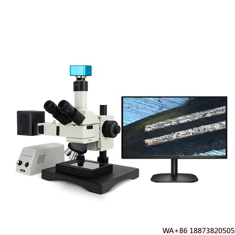 Metallographic Microscope Semiconductor Chip Microscope XYZ Measurement 1000x Magnification Height & Depth