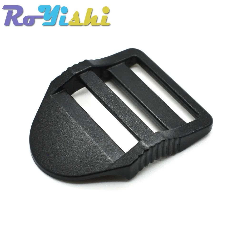 5 Pcs/Pack Ladder Lock Slider Plastic Buckles Backpack Straps Webbin 20mm 26mm 31mm 38mm Black