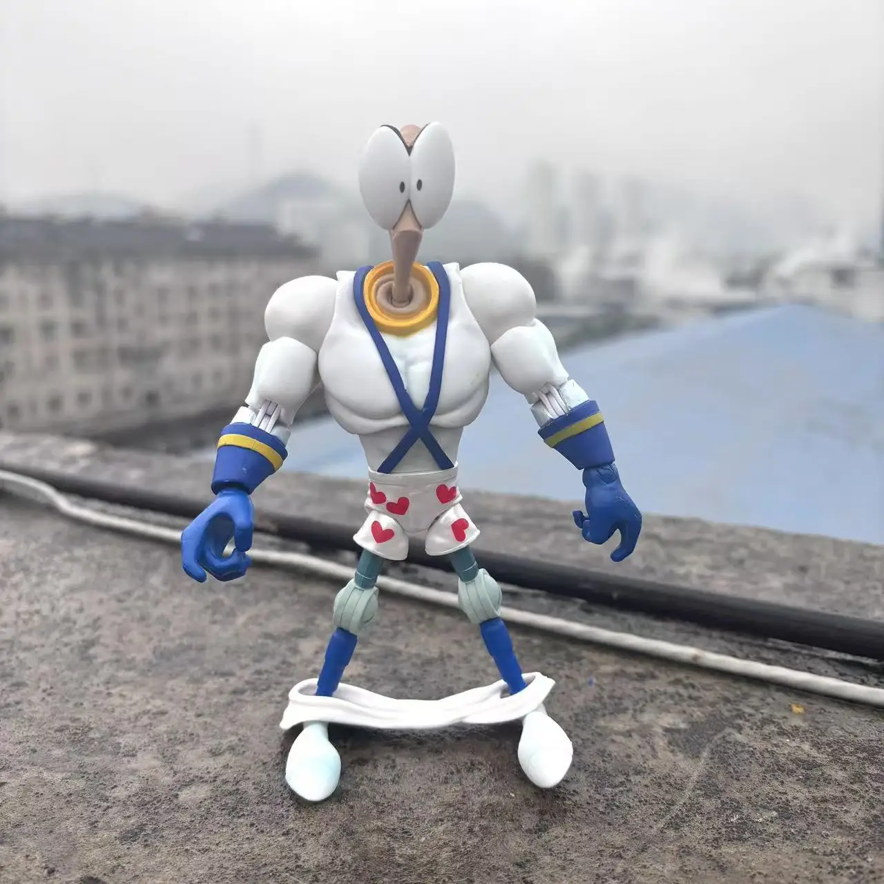 PDNA دودة الأرض جيم عمل الشكل دودة الجسم Psy-Crow بوب القاتل الذهب الأسماك المخاط ألعاب شخصيات الحركة 15 سنتيمتر #3