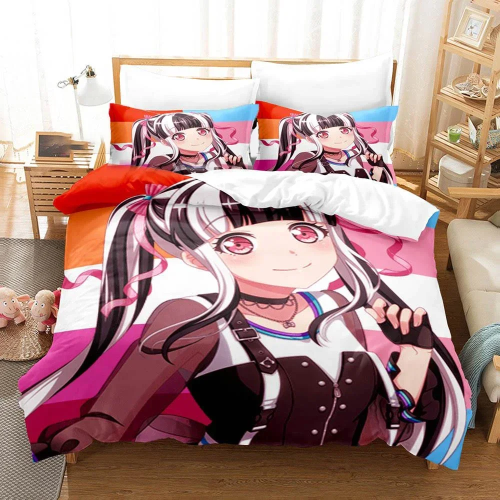 2026 Raise A Suilen Reona Nyubara Bedding Set Boys Girls Twin Queen Size Duvet Cover Pillowcase Bed Kids Adult Home Textileextil