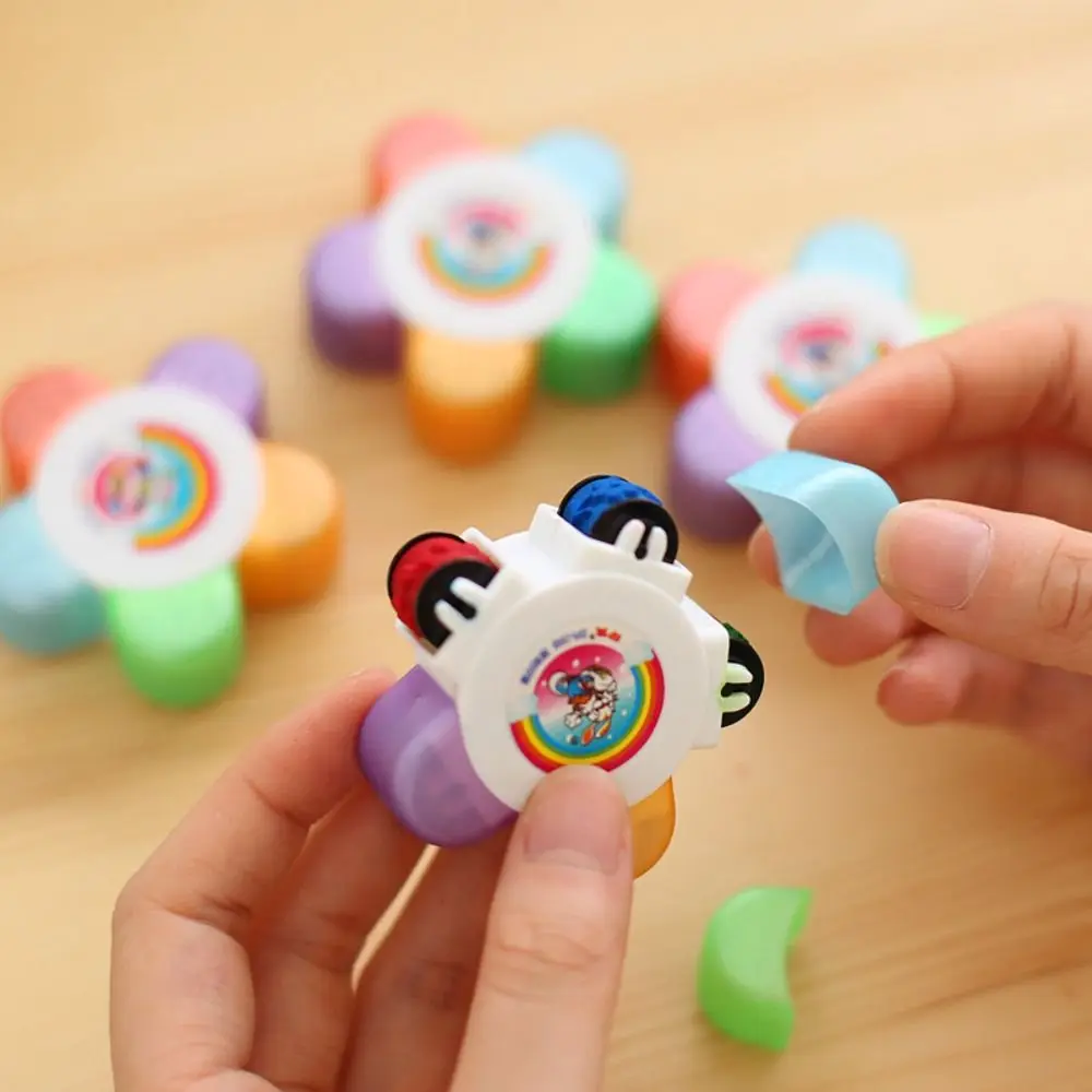 

Funny Toy Journaling Scrapbooking Student Stationery DIY Craft Stamp Seal Roller Stamps Drawing Diary Tool Decorative Stamp