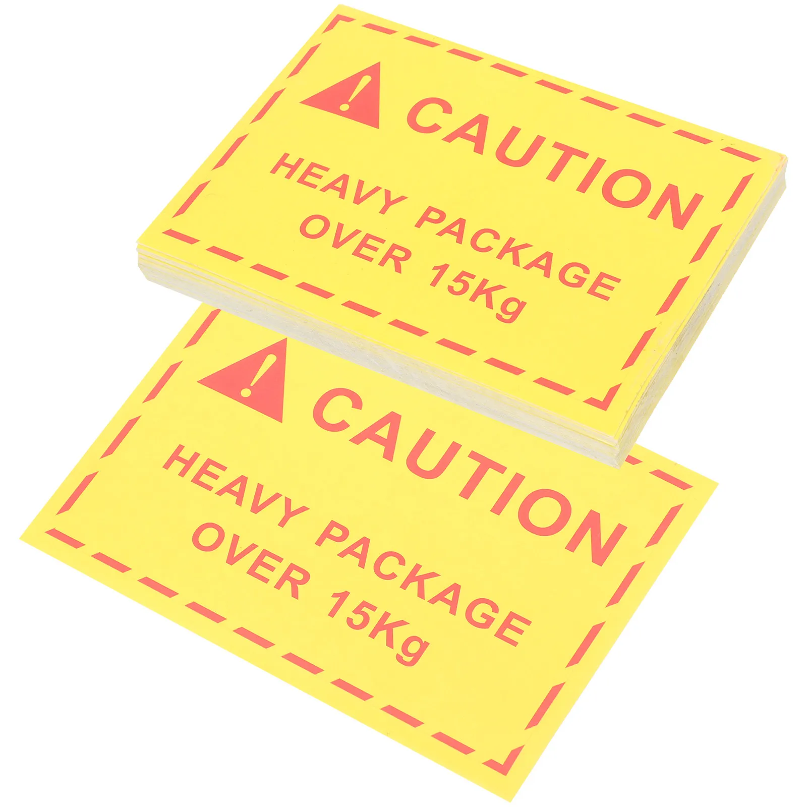

100 шт. предупреждающих наклеек для тяжелых грузов, самоклеящиеся этикетки для транспортировки, высокая адгезия, для склада, погрузочного терминала, знаки безопасности при транспортировке