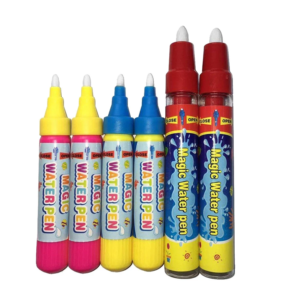 

9pcs Water Brush Pen Painting Cloth Special Pen Environmental Protection Hand Writing Pen for Children Kids