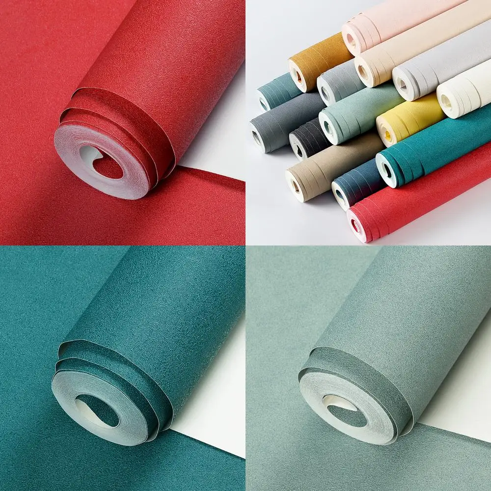 

Ретро американский стиль однотонные красные обои китайский тренд современный стиль гостиная спальня фон стены Китай красный запретный город