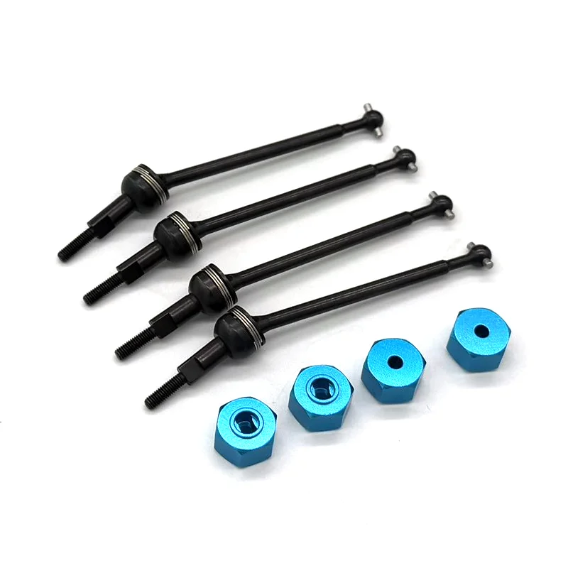 Metal Accessories AM-D12 AM-X12 14015 14005E RC 1/12 Remote Control Vehicle Transmission Shaft 12mm Hexagonal Adapter Kit Parts