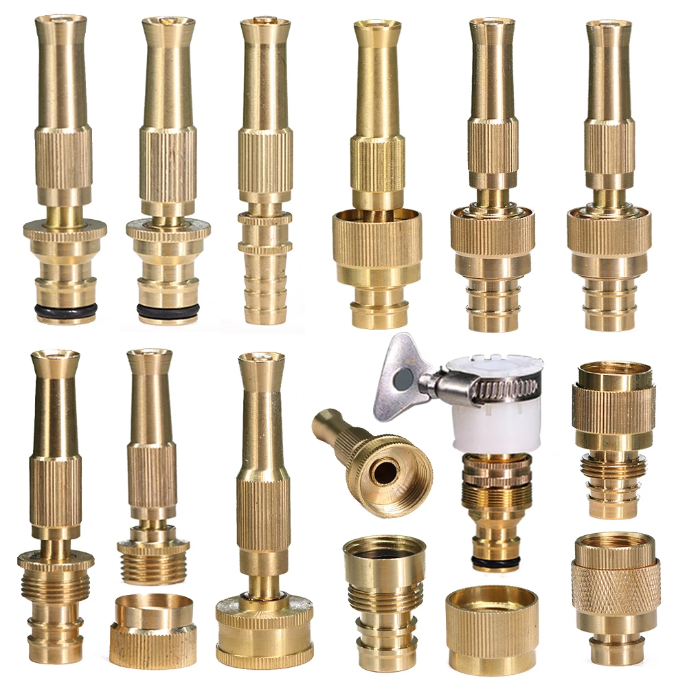 Adjustable Brass Nozzle 1/2