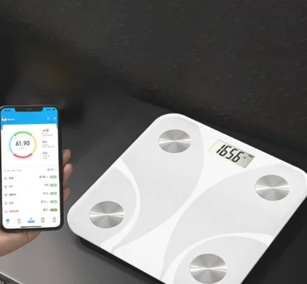 סולם חדר אמבטיה דיגיטלי לנשים בסגנון אופנה | 1 יחידה מסך LCD משטח לא מחליק משקל טוב לחדר האמבטיה