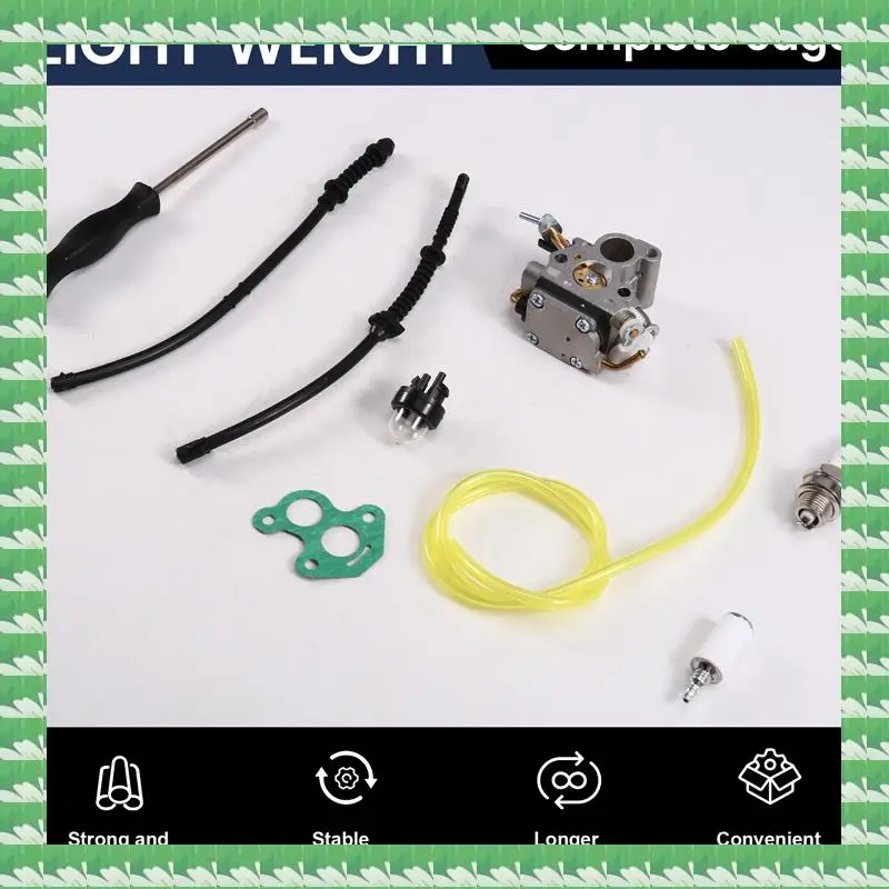 

ONCE Carburetor Set For Husqvarna 435 435E 440 440E Jonsered CS 410 CS2240 Carb 506450501 Chainsaw Chain Saw Accessories