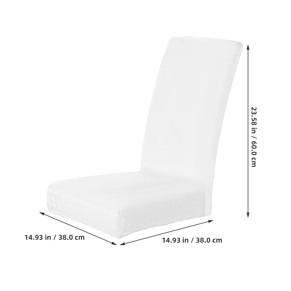 

PU Elastic Chair Cover Waterproof Stretch Protector for Dining Room Living Room Office High Back Chair Slipcover Home