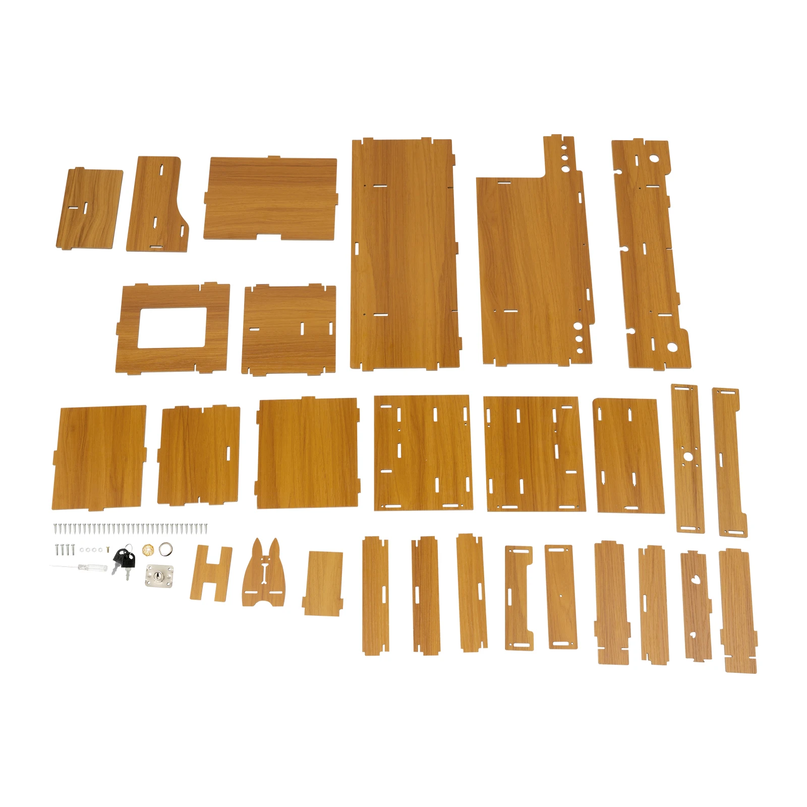 Desktop-Monitorst änder, Monitor-Riser, Computermonitor-Booster-Ständer Kirsch holz farbe