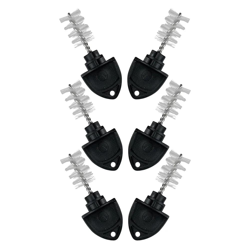 6 قطعة فرشاة صنبور البيرة مادة بلاستيكية نايلون شعيرات احترافية سهلة الاستخدام لمعدات توزيع البيرة فرشاة تنظيف الصنبور #4