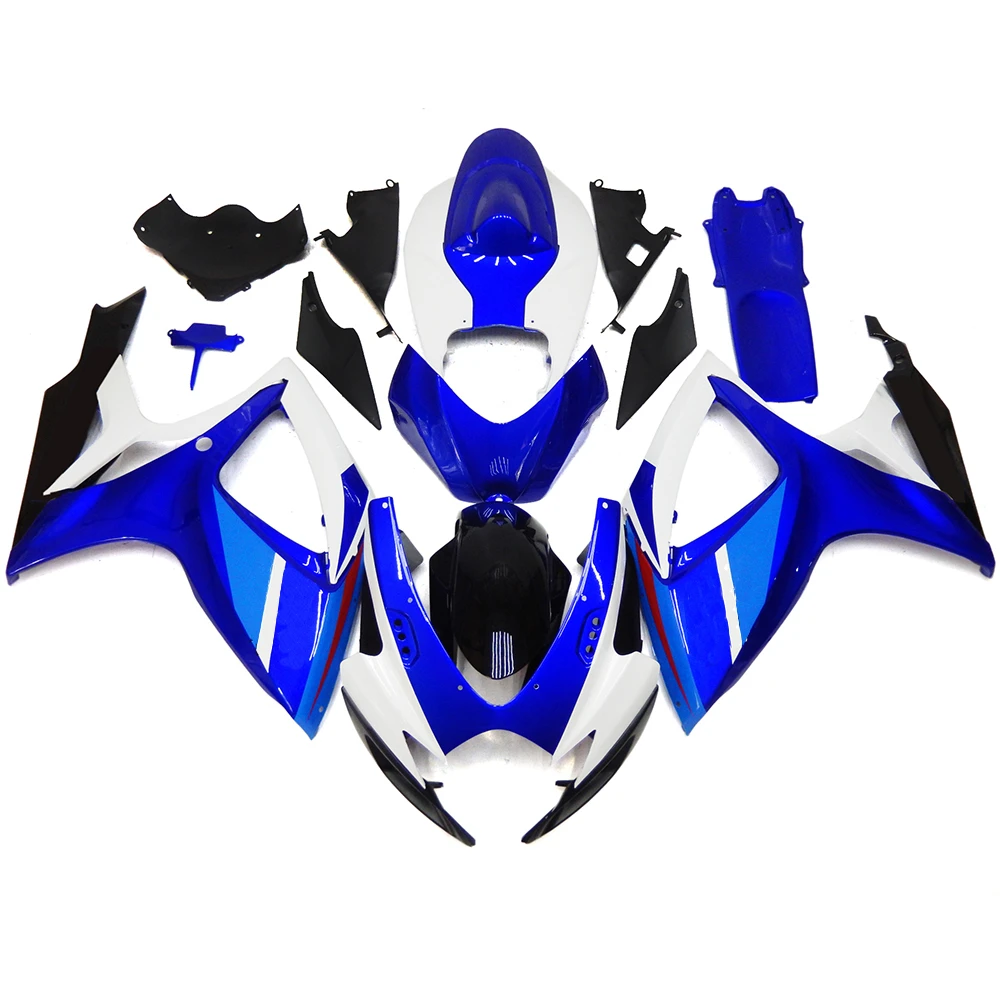 High Quality Blue Series ABS Injection Fairing Kit For Suzuki GSXR 600 750 2006 2007 K6 K7 Motorcycle Bodywork Set