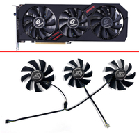85MM 75MM 4PIN RTX2060 1660S GPU FAN For Colorful Geforce RTX 2060 Gaming ES Igame Geforce GTX1660 Ti 1660 Ultra Cooling Fan
