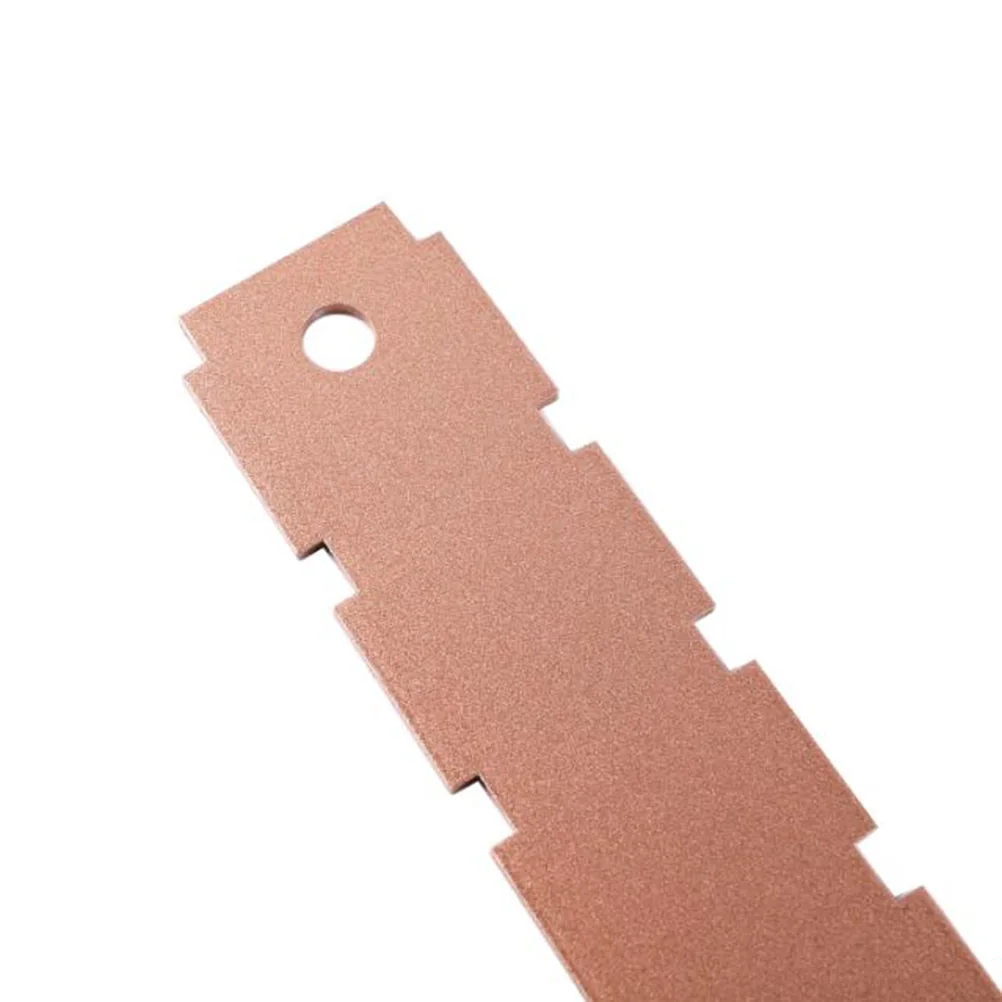 

Metal Measuring Ruler Dual Scale Guitar Straight Edge Tool For Fretboard Leveling Setup Adjustment Electric Bass Acoustic