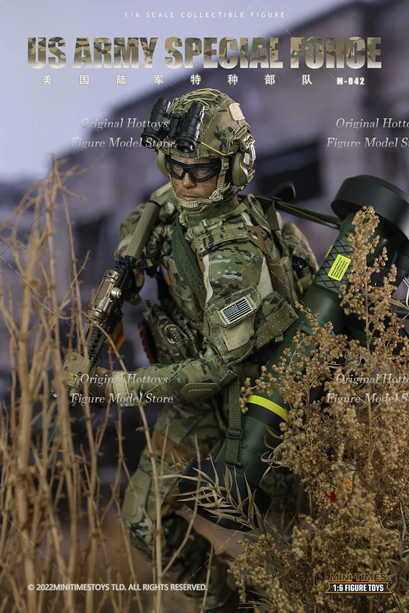 ในสต็อก Minitimes M042 1/6 Scale Men ทหาร US Army กองกําลังพิเศษชุด 12 นิ้วรูปตุ๊กตาพัดลมของขวัญ