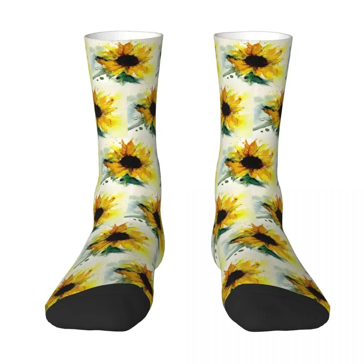 

Sunflower Socks Harajuku High Quality Stockings All Season Long Socks Accessories for Man's Woman's Birthday Present