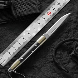 Stainless steel folding knife, creative mini knife, portable key knife, outdoor tool knife