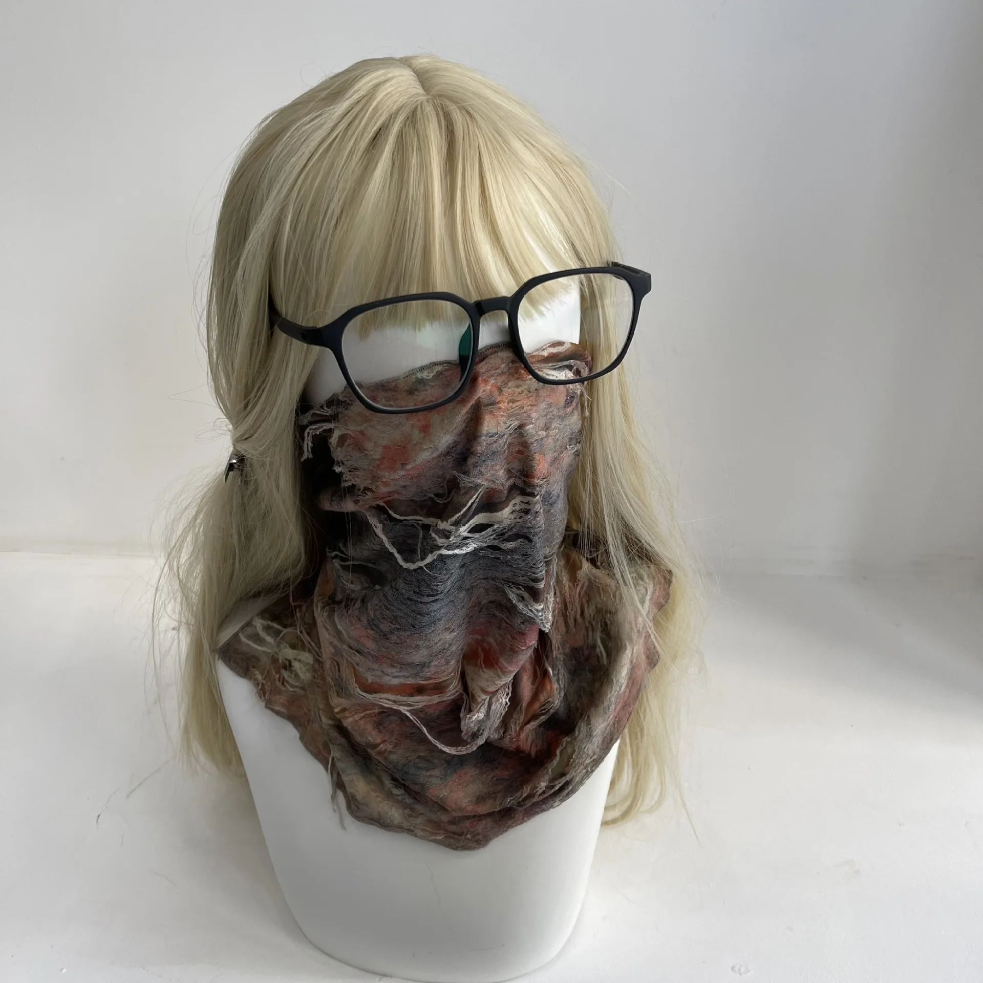 

Broken Hole Tie Dye Waste Soil Restoration Ancient Sun Protection Sleeves Summer Y2K Trend Outdoor Cool Cycling Unisex Face Mask