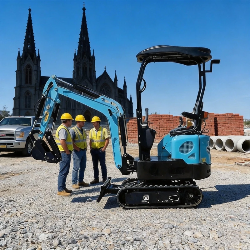 

0.8/1.5Ton mini excavator kubota engine Epa/Euro 5 Europe Multifunctional Construction mini diesel excavator tools