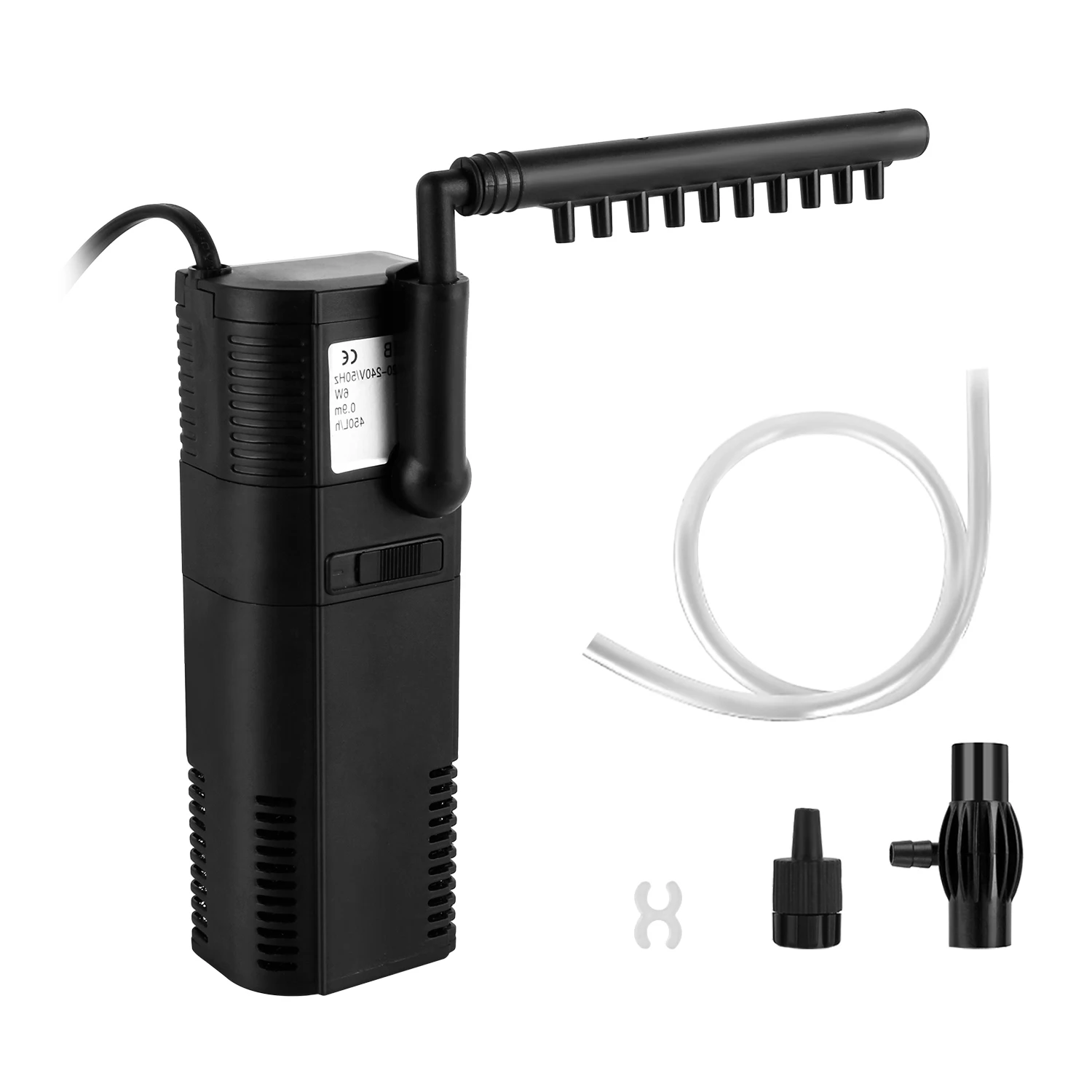Aquarium Pumpe Filterpumpe 300L/h 2W Aquarium Innenfilter Aquariumpumpe für 40L Becken Aquarium