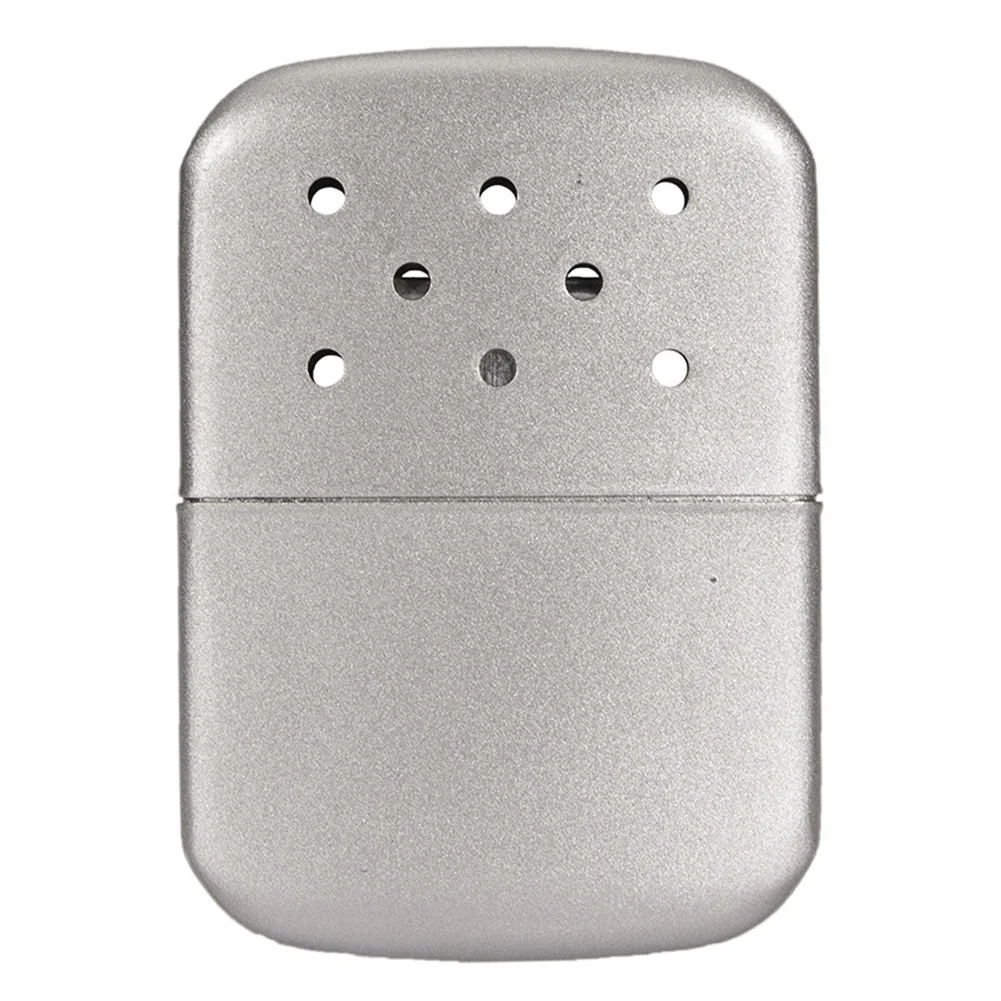 Zinc Alloy Portable Fuel Heater Reusable Fuel Hand Warmers Heater Small Handy Warmer Heater for Outdoor Hunting Camping Fishing