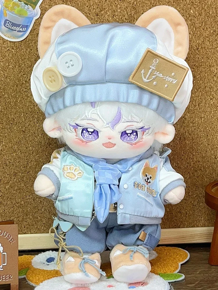 【Jing Chen】7.87インチ綿人形服20cmハンサム男性人形無属性着せ替え可能なキツネ人形本物