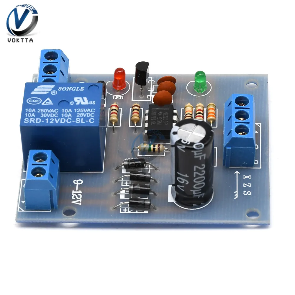 9V-12V Liquid Water Level Controller Sensor Automatic Pumping Drainage Water Level Detection Water Pump Control Circuit Board