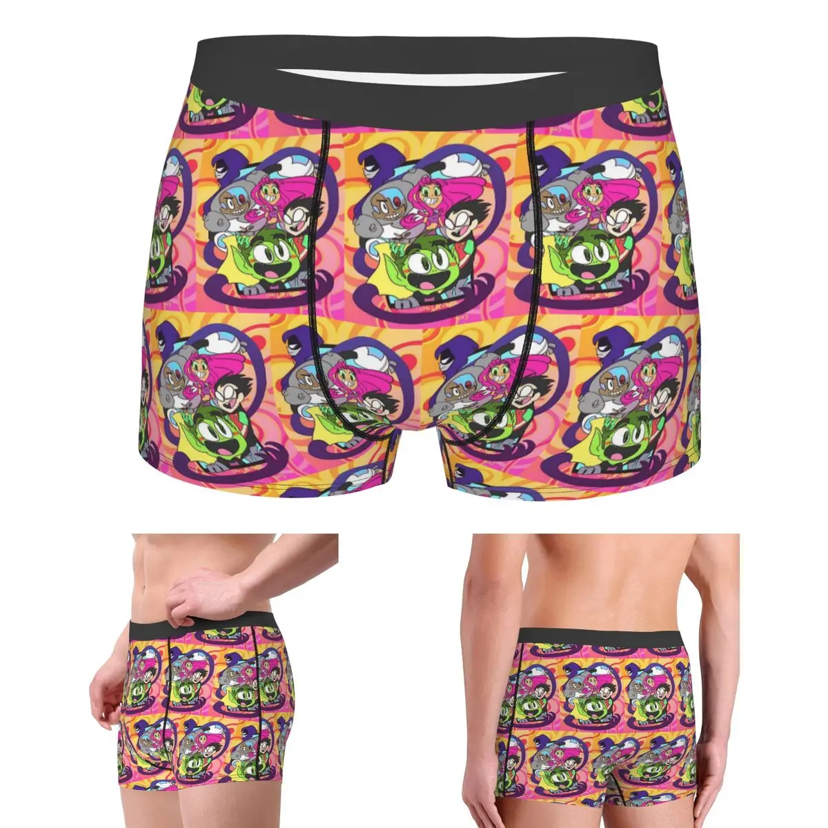 

Трусы-боксеры, шорты для подростков Titans Go Jovens Titas, мужские дышащие трусы для Homme, мужской подарок бойфренду