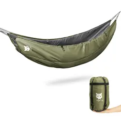 Night Cat Hammock Underquilts sacco a pelo singolo isolato sotto coperta 4 stagioni leggero morbido caldo 5-20 ℃ 8 x3.6ft