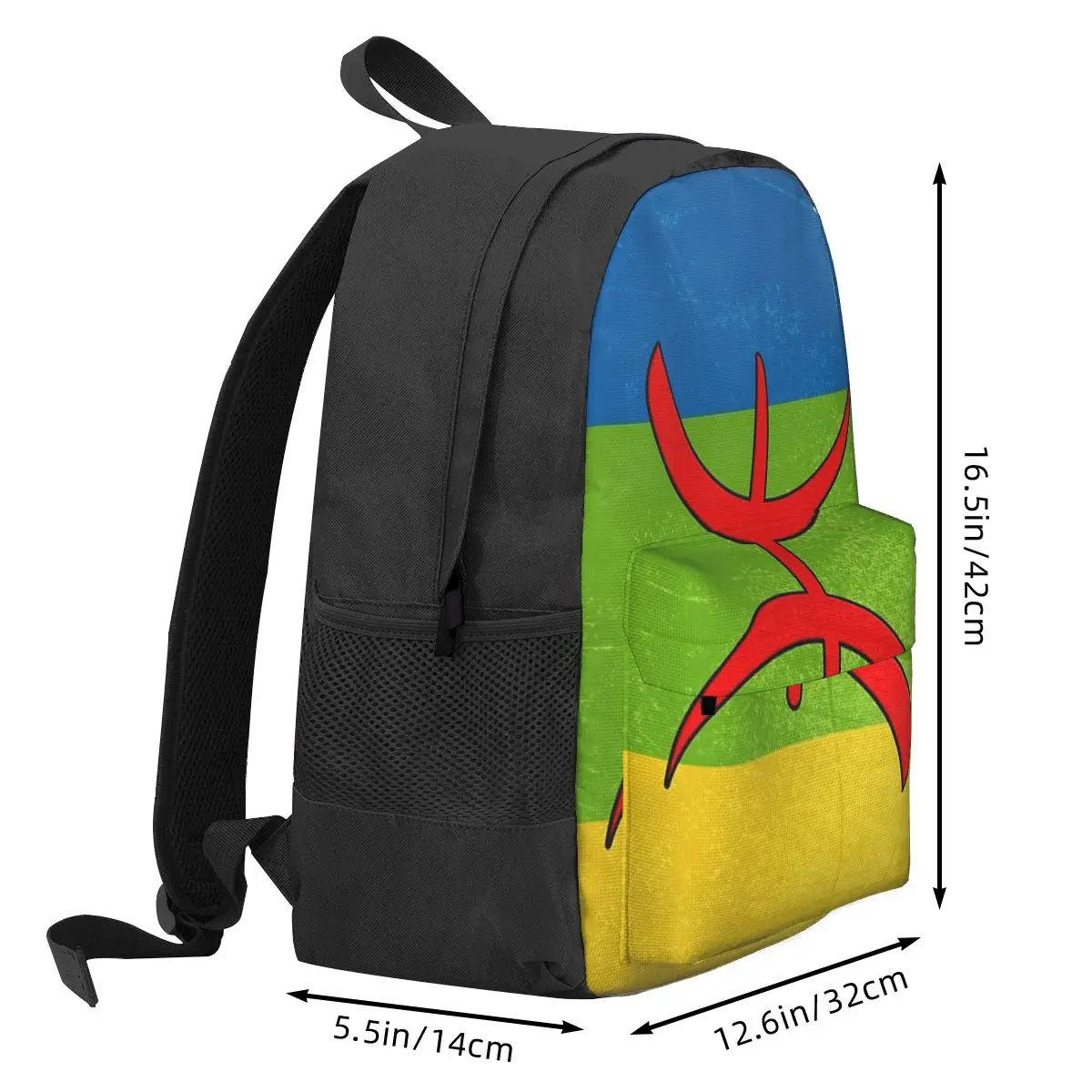 Mochilas Amazigh-Berber Flag para meninos e meninas, mochilas escolares infantis, mochila infantil, bolsa de ombro para laptop