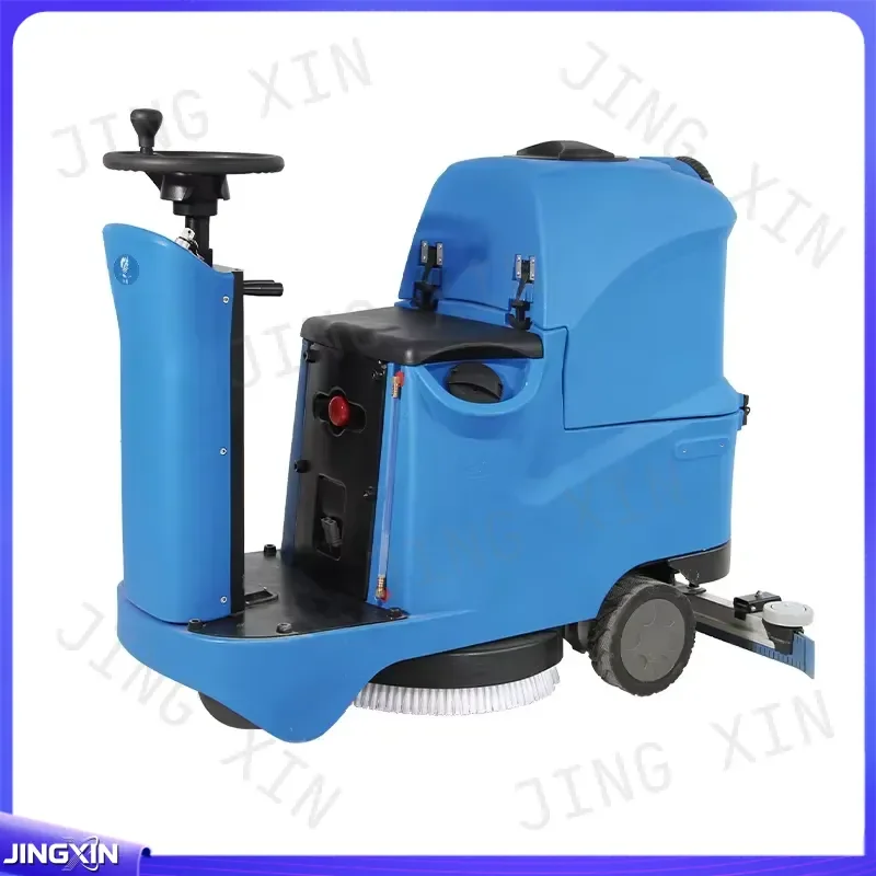 custom for Automatic Ride On Floor Scrubber Machine Industrial Commercial Cleaning Equipment Self Propelled Wet Dry Vacuum