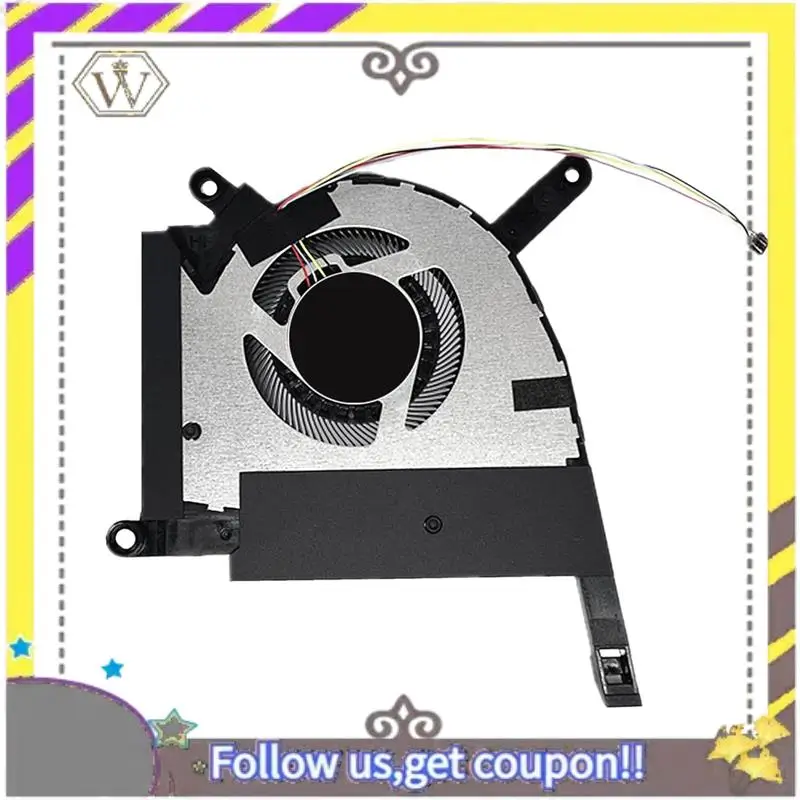 

New Laptop CPU & GPU Cooling Fan Laptop CPU & GPU Cooling Fan For ASUS FX507ZM FX507ZR FX707ZM FX707ZR FP88 FPAW PC Laptop