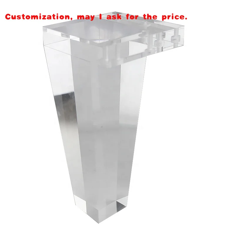 custom.6 Inch Lucite Coffee Table Furniture Table Glass Acrylic