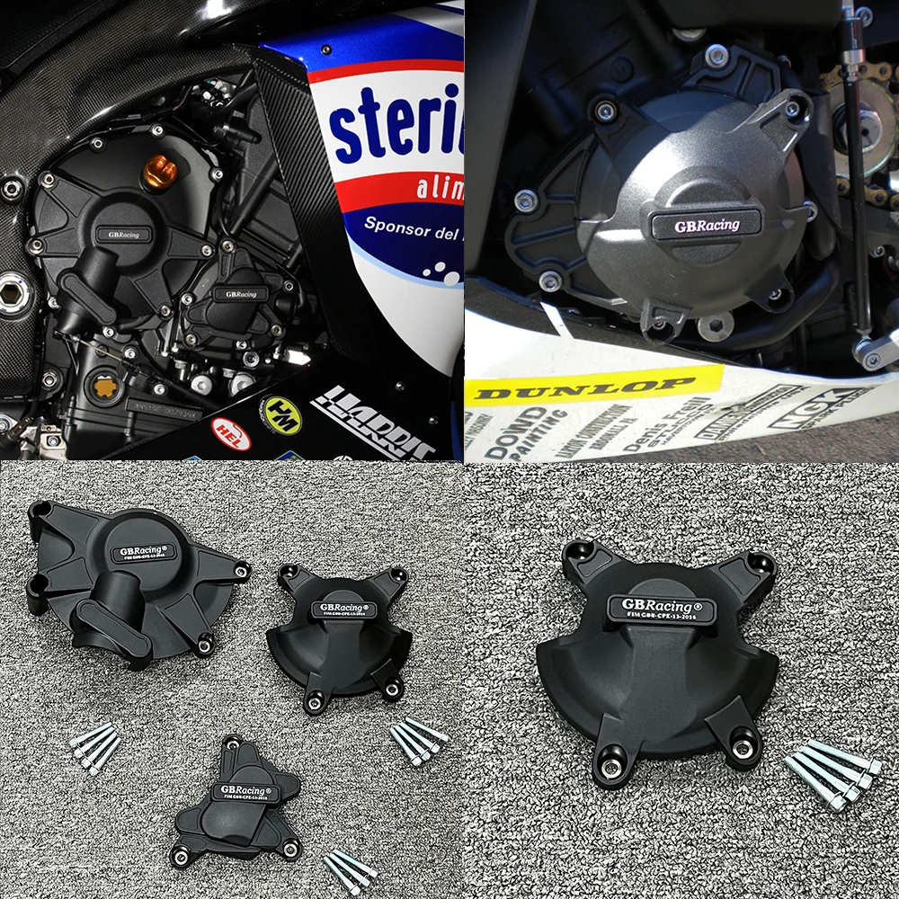 YZF-R1 เครื่องยนต์สําหรับ YAMAHA YZF-R1 2009-2014 ฝาครอบเครื่องยนต์รถจักรยานยนต์ป้องกันครอบคลุมชุด