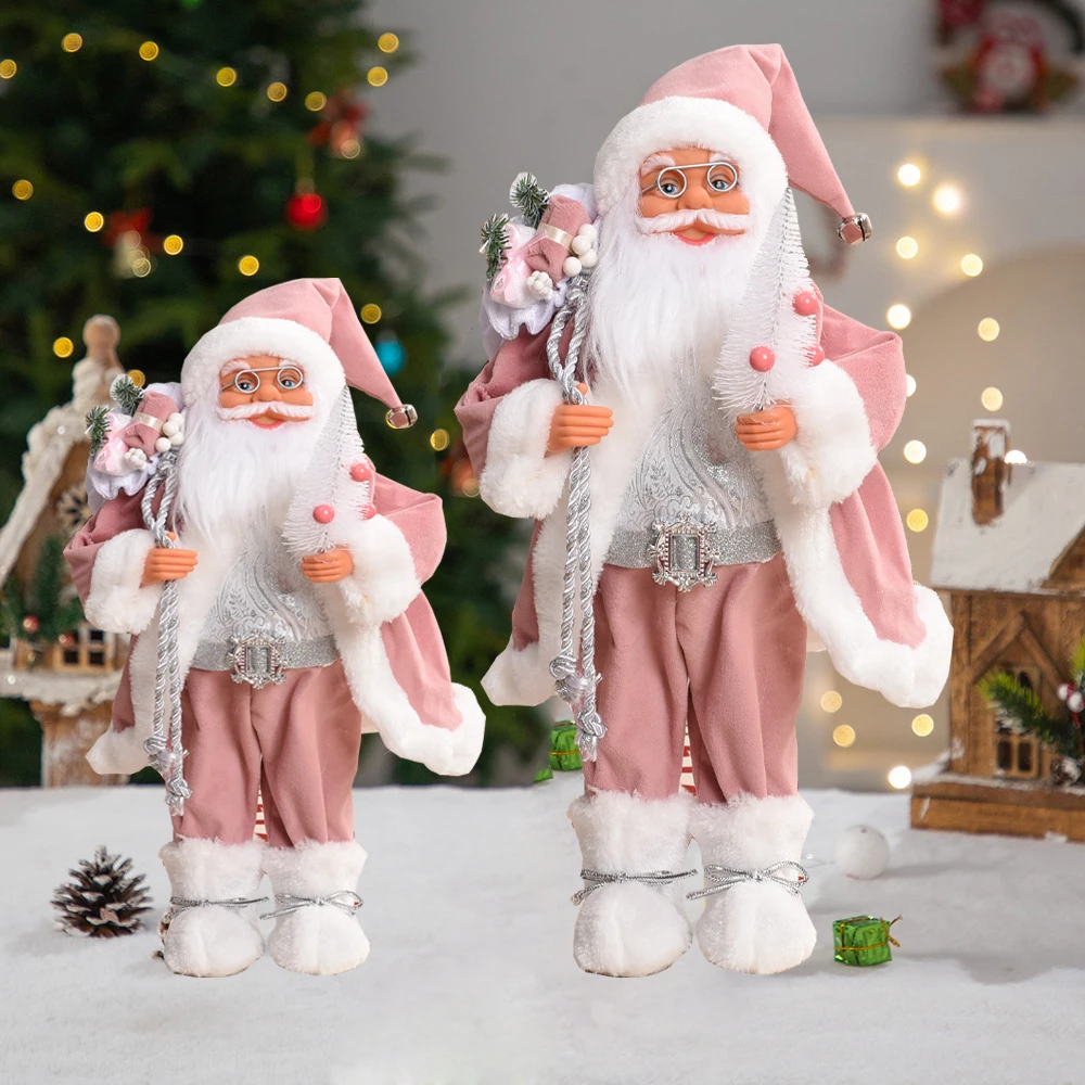 

30/45 см Санта-Клаус Рождественское украшение Рождественская елка Украшение Окно Камин Обеденный стол Декор Реквизит