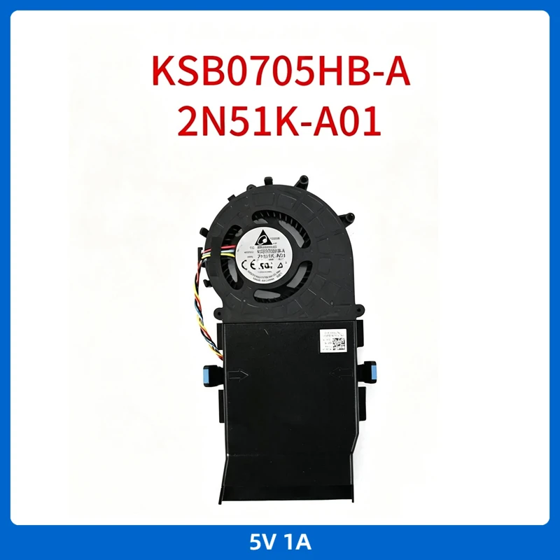 Original KSB0705HB-A 2N51K-A01 5V 1.00A for Game Console GPU CPU Cooling Fan 4PIN 2N51K-X02 A01 02N51K