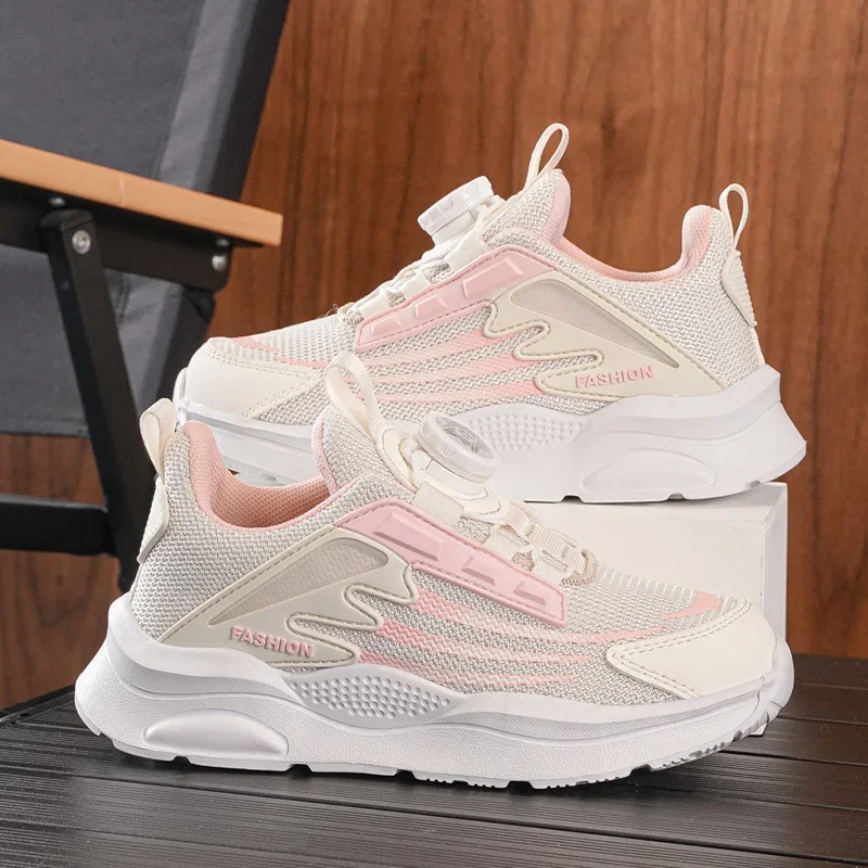 

Soft Step Design Kids Sneakers Boys Girls Textured Upper Sports Shoes Anti-slip Wear-resistant Sole for Campus Life and Outdoor