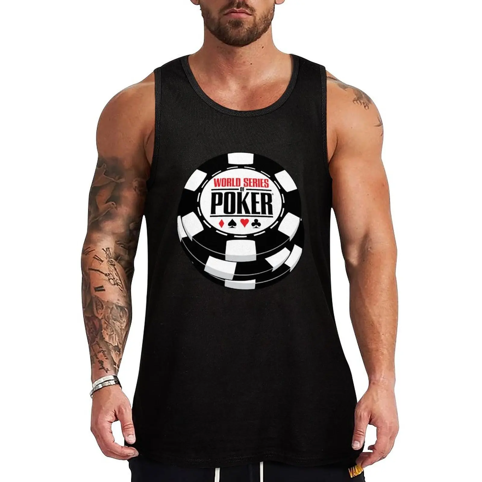 wsop poker Essential Tank Top Street Hip Hop Tank Top Casual Sleeveless Wear