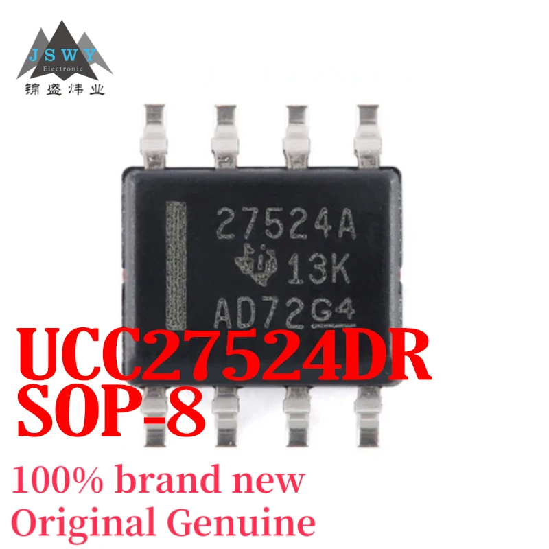 

(10/50pcs) UCC27524DR UCC27524 Silk-Screen 27524 SOP-8 Gate Driver Chip IC Brand New In Stock Fast Shipping Free Shipping