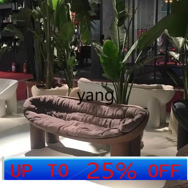 

LH Elephant Leg Three-person Sofa Back Double Modern Simple Sofa Chair