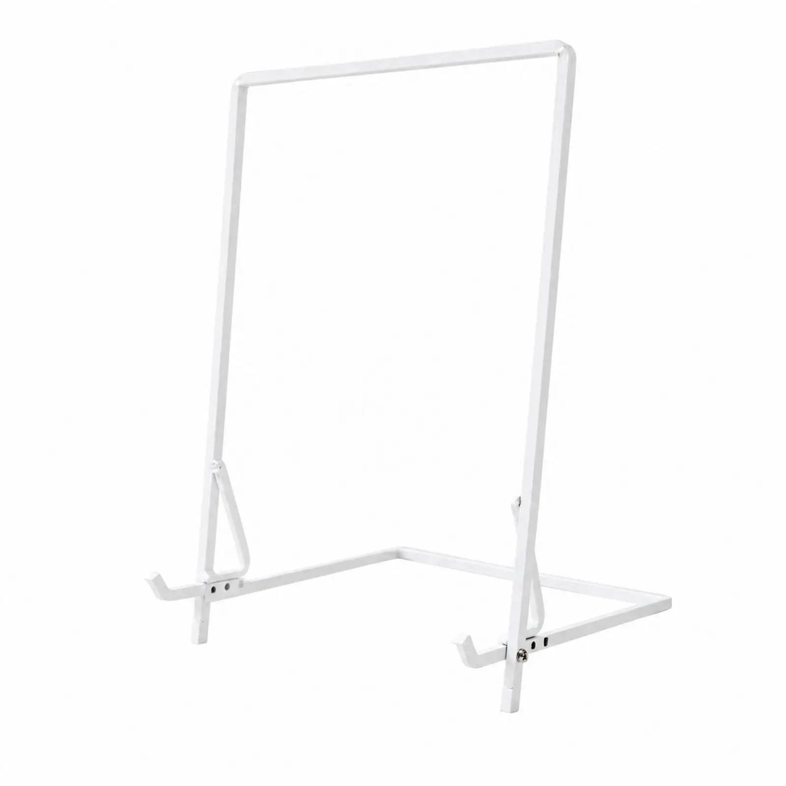 Display Stand with Retaining Hooks Freestanding Iron Display Stand Versatile