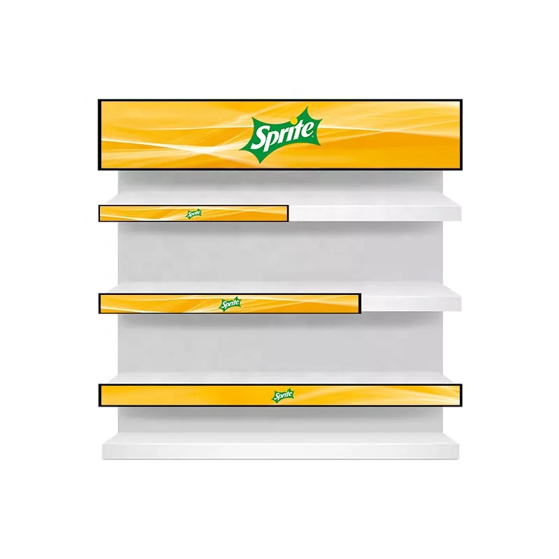 23.1 24 28 36 37 43 Inch Lcd Supermarket Shelf Screen Display Indoor Advertising Media Player Strip Ultra Wide Stretch Bar
