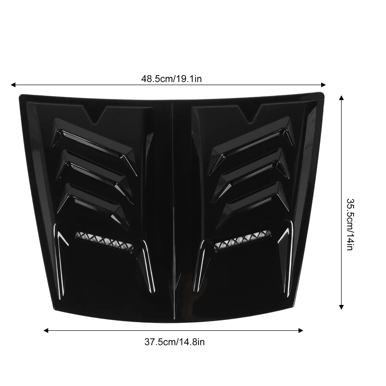 Hood Air Vent Trim Cover Enhance Engine Cooling Reduce Wind Resistance Anti Scratch Universal Fit for BMW 1 Series E90 E91