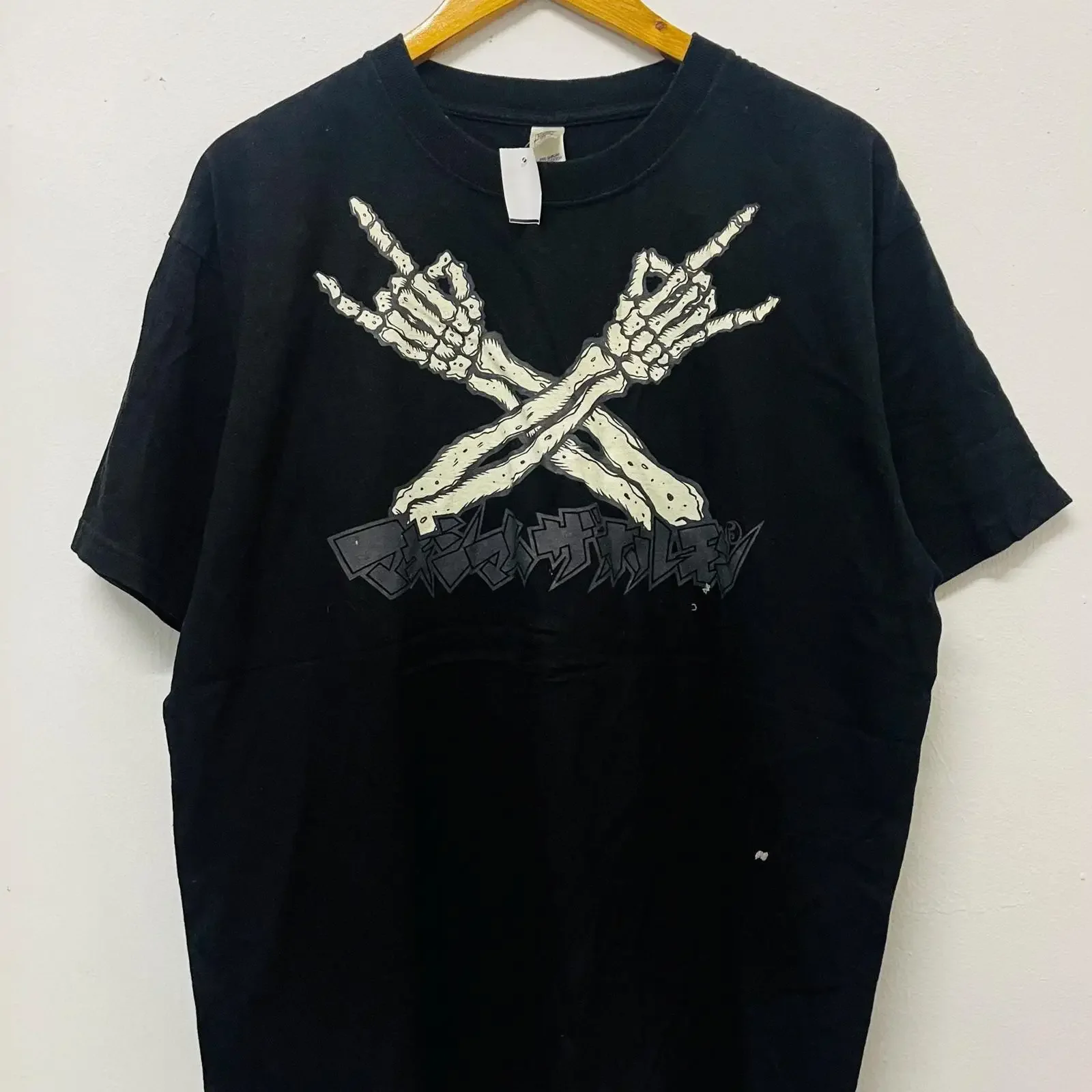 Vintage Y2K Maximum The Hormone Japanese Hardcore Band T Shirt Black Streetwear Heavy Metal Rock vintage Washed streetwear