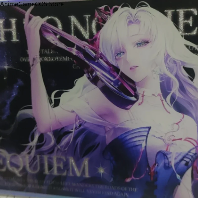 Anime Path to Nowhere Requien Cosplay, Plaque d'art Shikishi imprimée avec signature, Ornement de collection, Cadeau pour fan